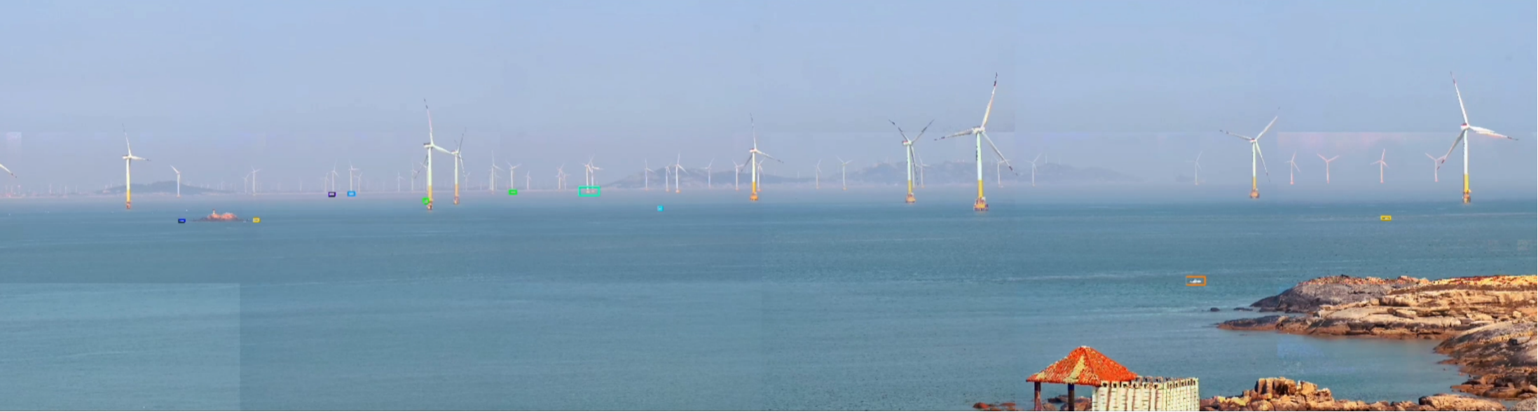 莆田风电厂监控全景画面